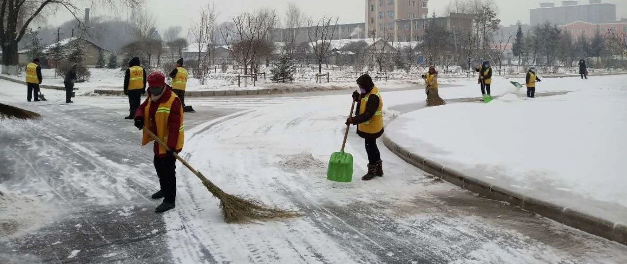 以雪为令 迎雪出击 清除冰雪保畅通