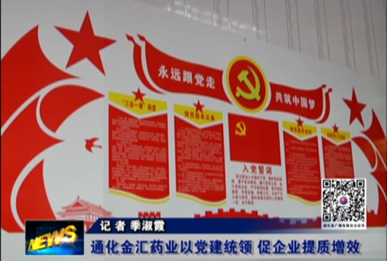 通化金汇药业以党建统领 促企业提质增效