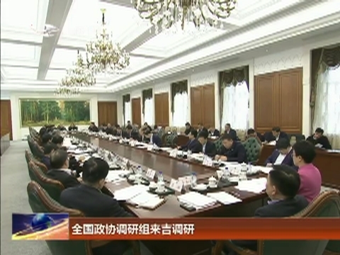 全国政协调研组来吉调研
