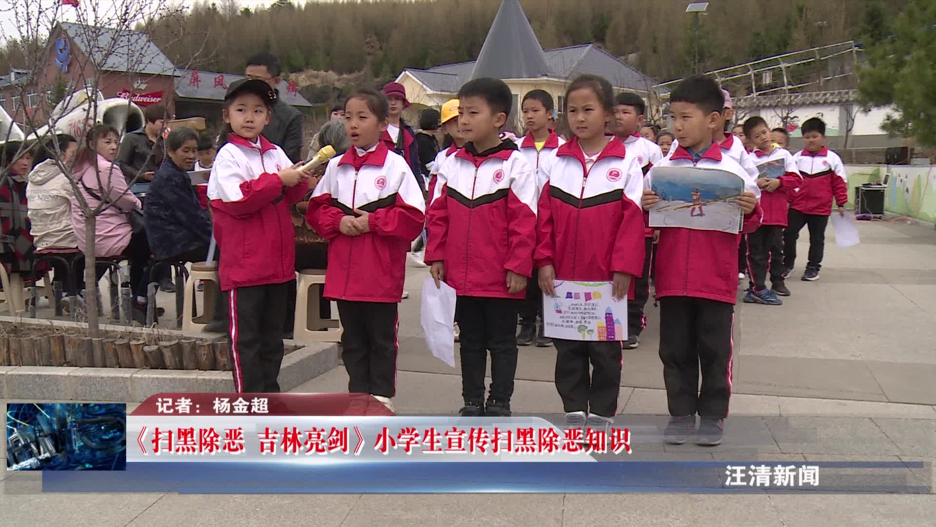 04月22日《扫黑除恶 吉林亮剑》小学生宣传扫黑除恶知识