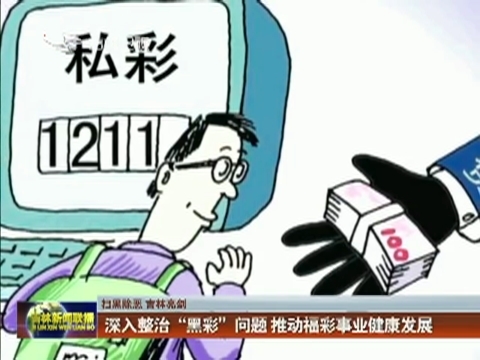 【扫黑除恶 吉林亮剑】深入整治“黑彩”问题 推动福彩事业健康发展
