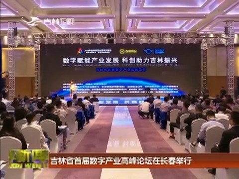 吉林省首届数字产业高峰论坛在长春举行