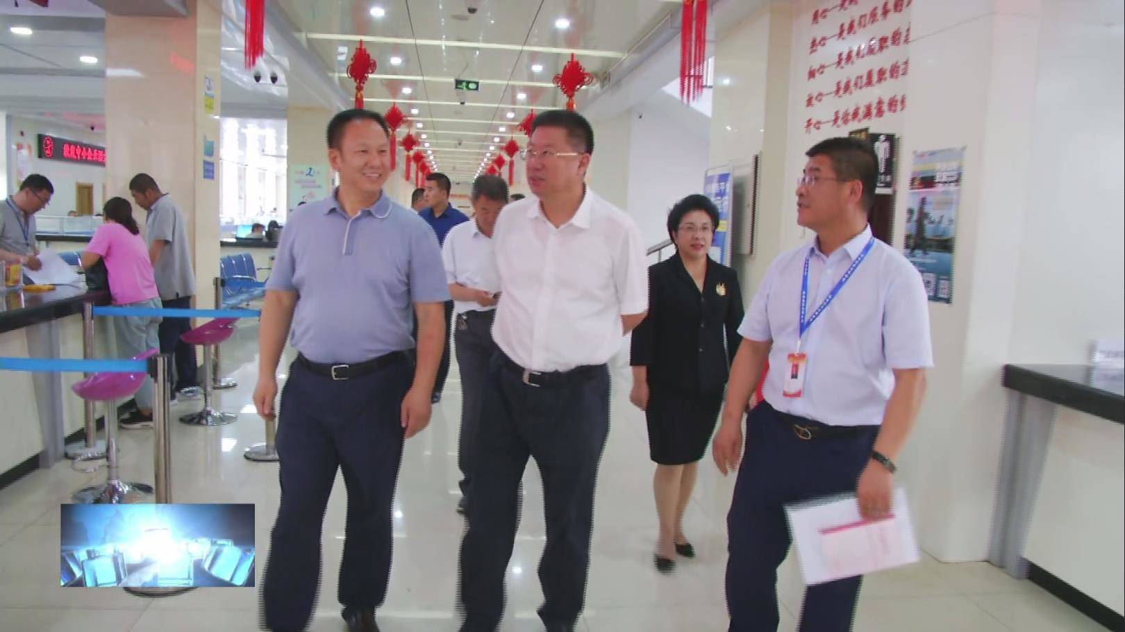 省调研组来镇赉县就开展提高下放审批权质量、加快数据共享、加强社会信用体系等相关工作进行调研