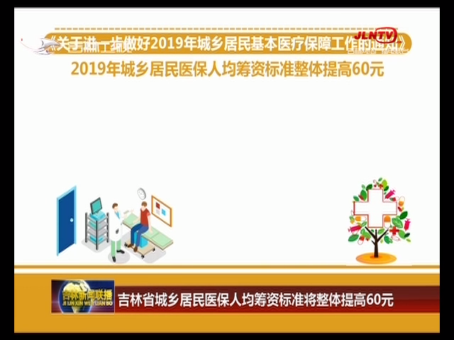 吉林省城乡居民医保人均筹资标准将整体提高60元