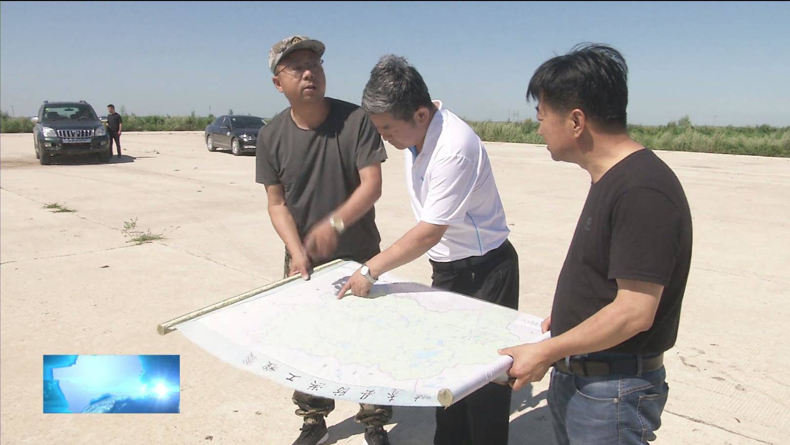 镇赉县领导到镇赉县部分乡镇开展河湖巡查工作