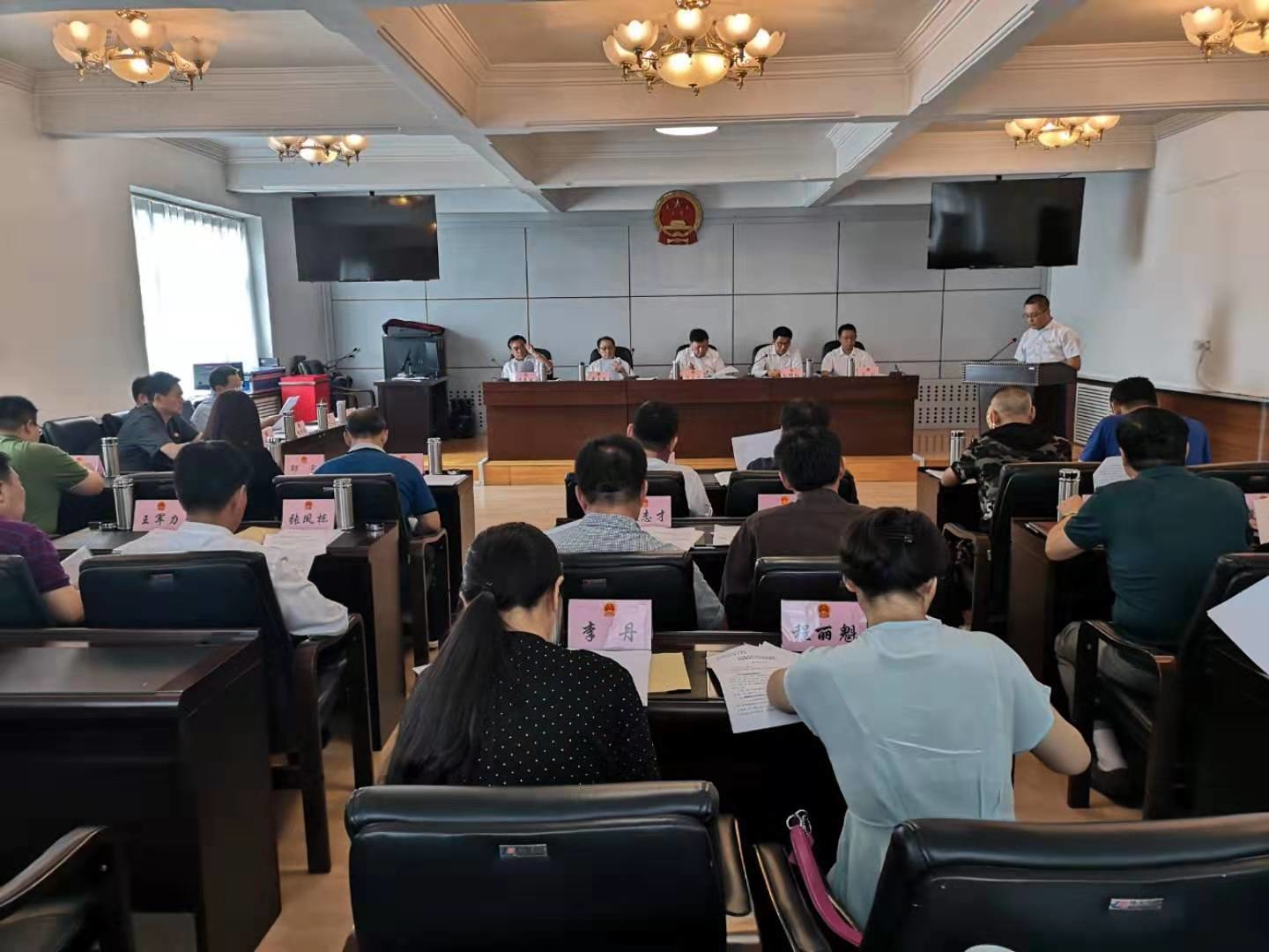 县第十八届人民代表大会常务委员会第二十四次会议召开