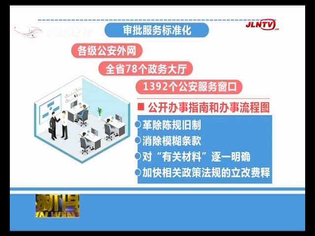 全省公安机关推进审批服务标准化建设