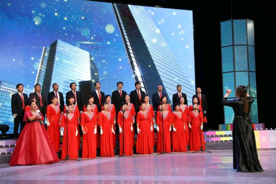​延吉市融媒体中心举行“颂歌献祖国”合唱比赛  庆祝新中国成立70周年