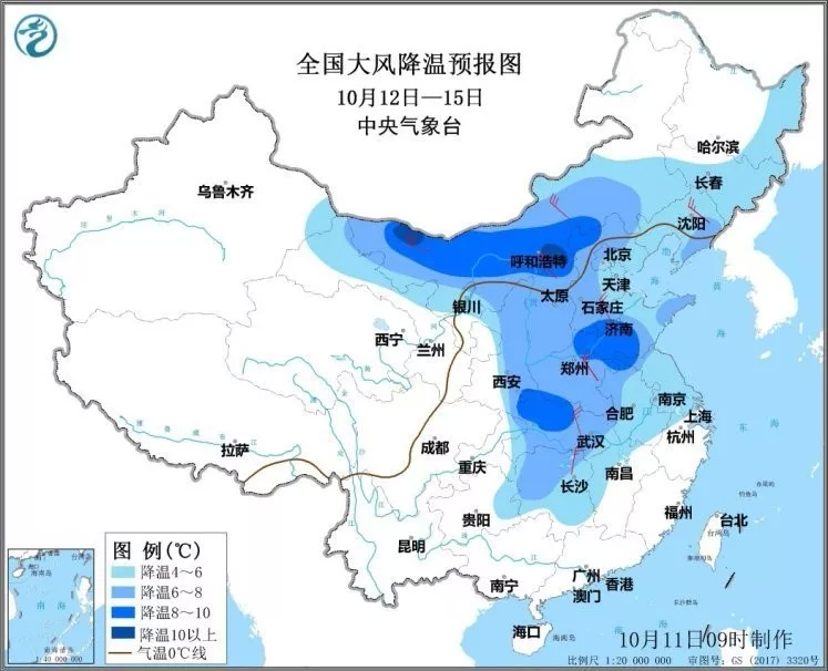 吉林省气温跌破冰点，还将下探！明天这个地方最低温仅-7℃……