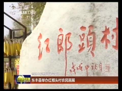东丰县举办红榔头村农民画展
