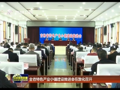 吉林省特色产业小镇建设推进会在敦化召开