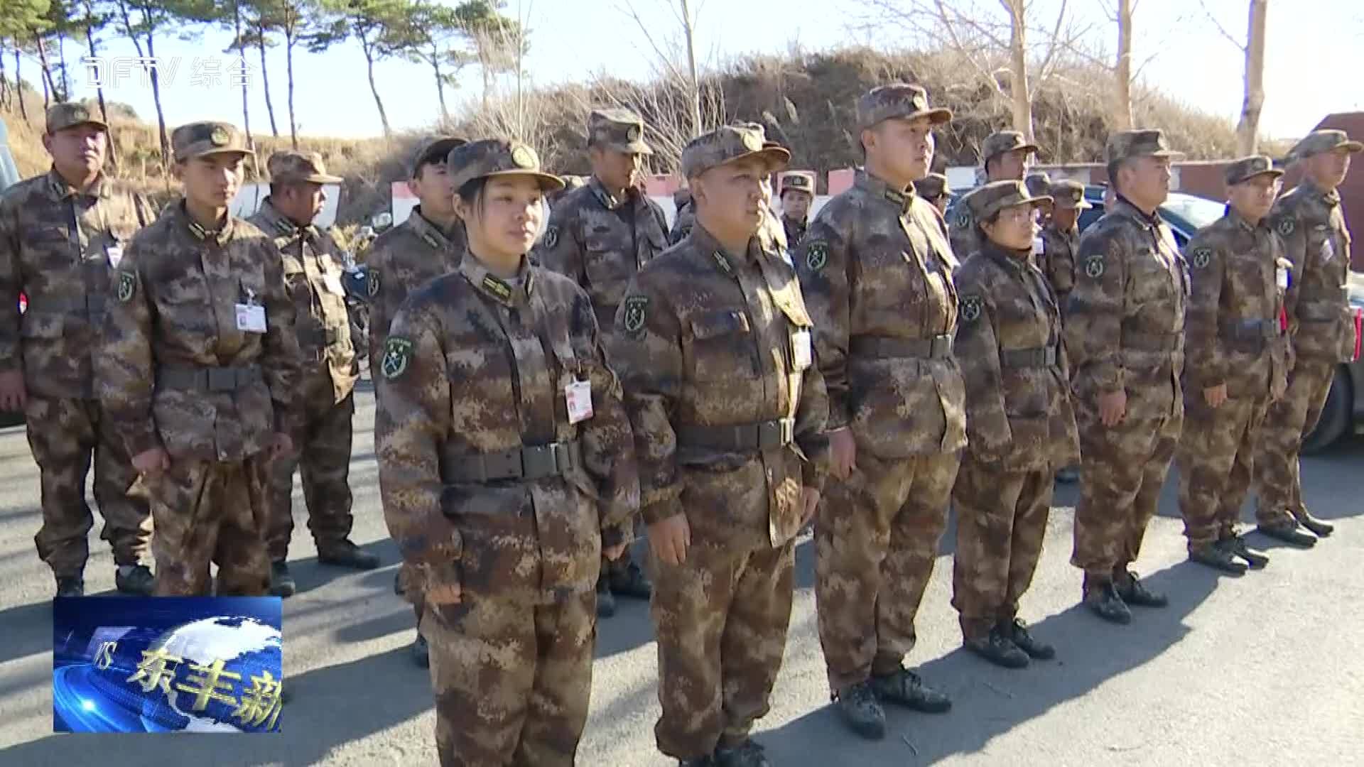 省军区检查组来我县检查考核民兵组织调整改革工作