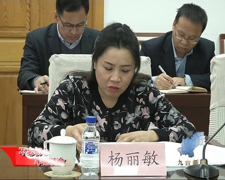 九台区召开“不忘初心 牢记使命”主题教育农业农村文教卫生和社会管理战线专项整治工作调度会