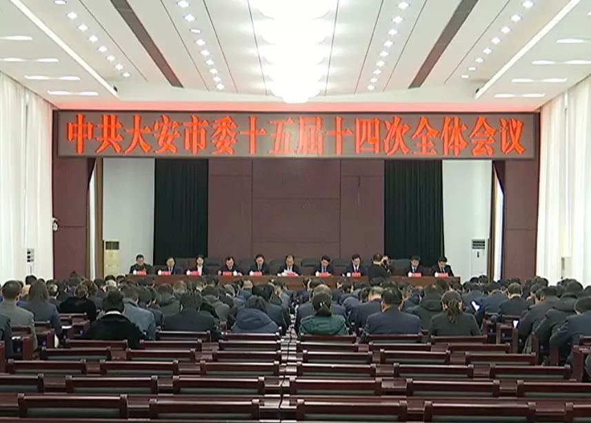 市委十五届十四次全体会议召开