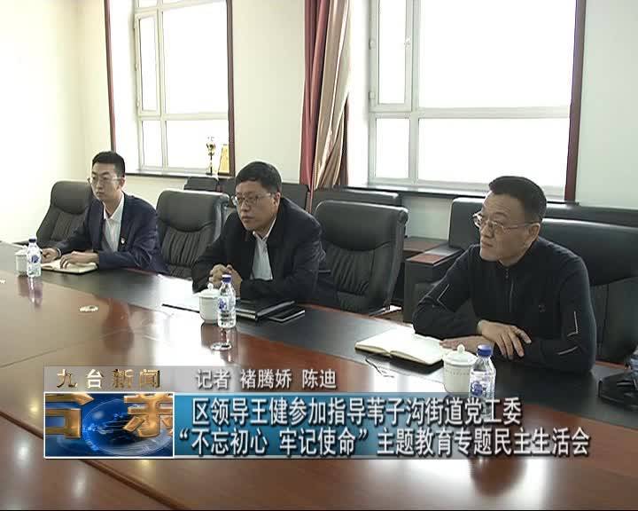 九台区领导王健参加指导苇子沟街道党工委  “不忘初心 牢记使命”主题教育专题民主生活会