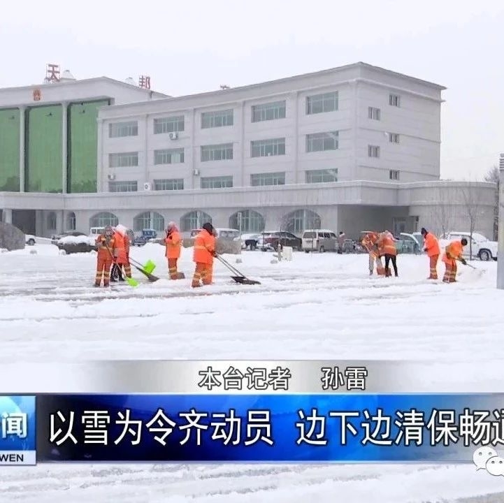 以雪为令齐动员  边下边清保畅通