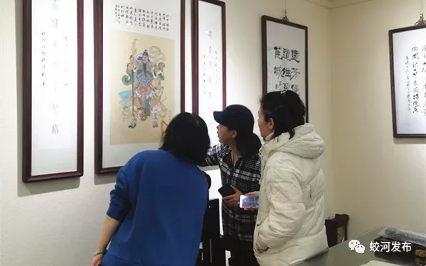 庚子迎春——吉林市画家中国画作品展在蛟河市蓝湾美术馆开展