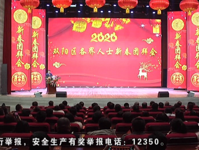 双阳区举行2020年各界人士新春团拜会