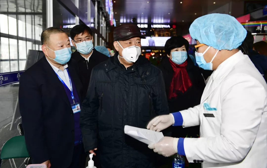 姜治莹到延吉市检查新型冠状病毒感染的肺炎疫情防控工作