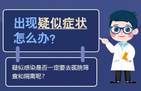 【打赢疫情防控阻击战】一分钟了解：一旦你出现疑似症状怎么办？