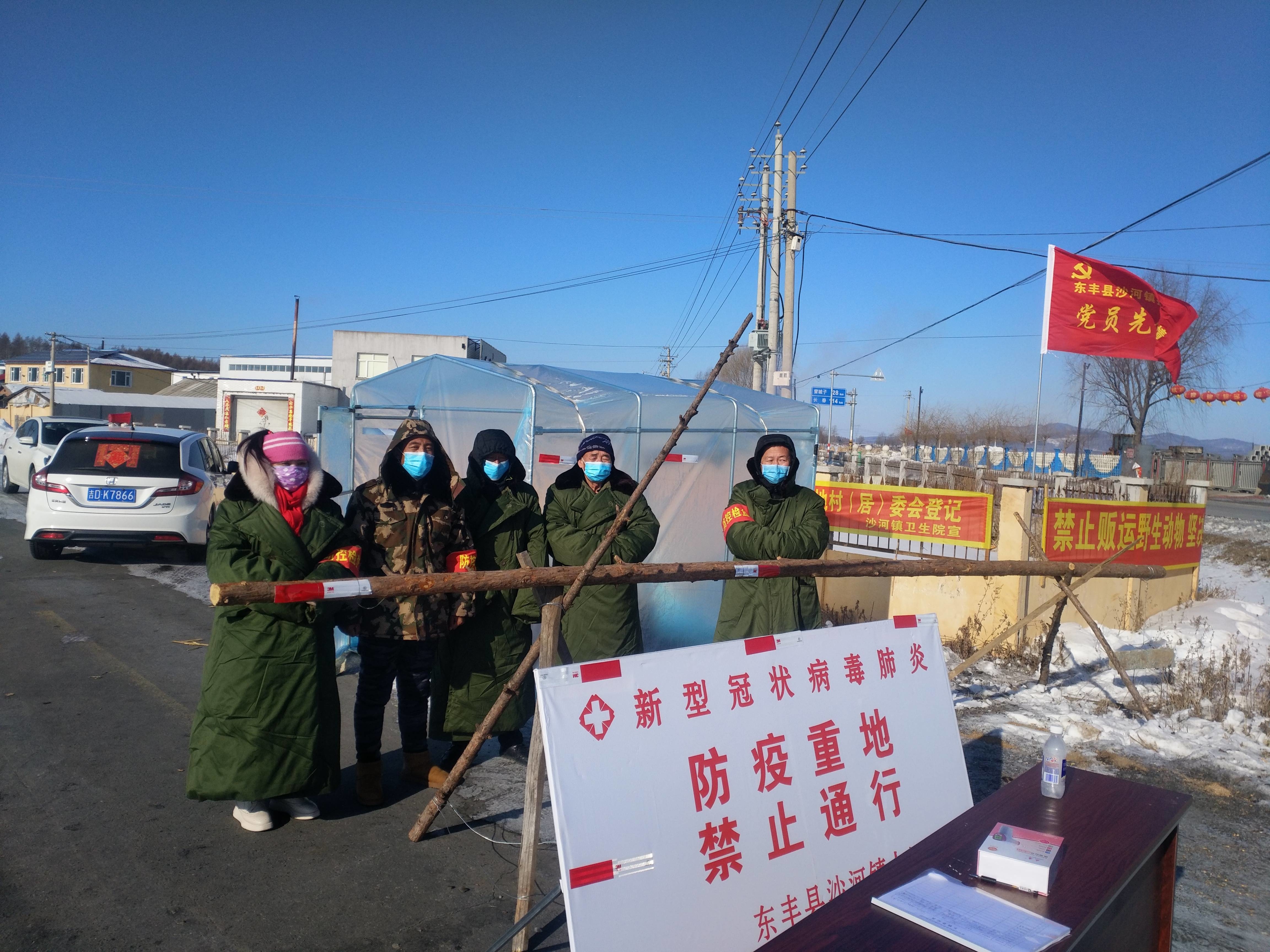 【打赢疫情防控阻击战】沙河镇沙河村党支部：战“疫”一线党旗飘