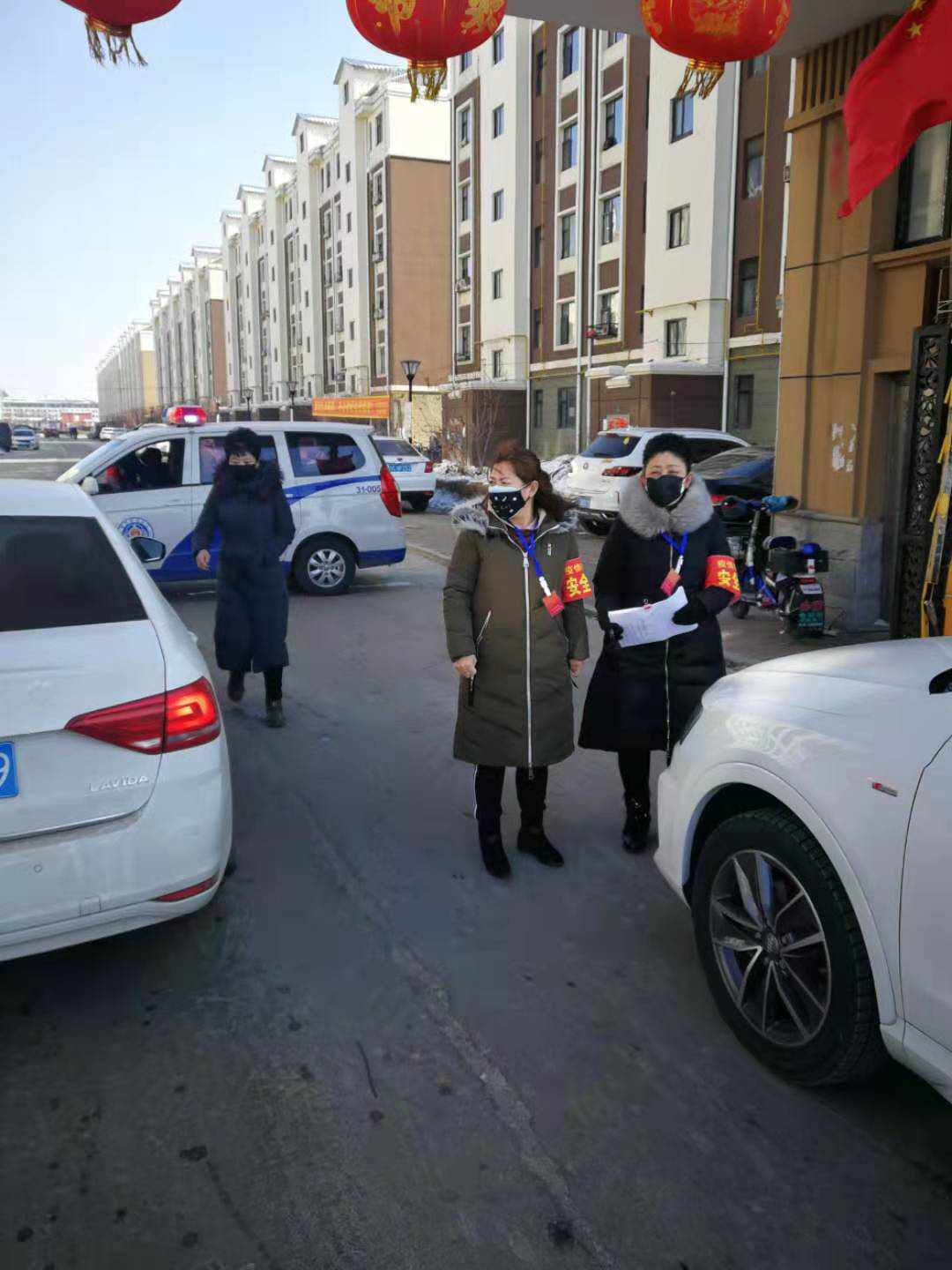放心伊通 我们在为你守护 伊通文旅局在包保小区日夜坚守