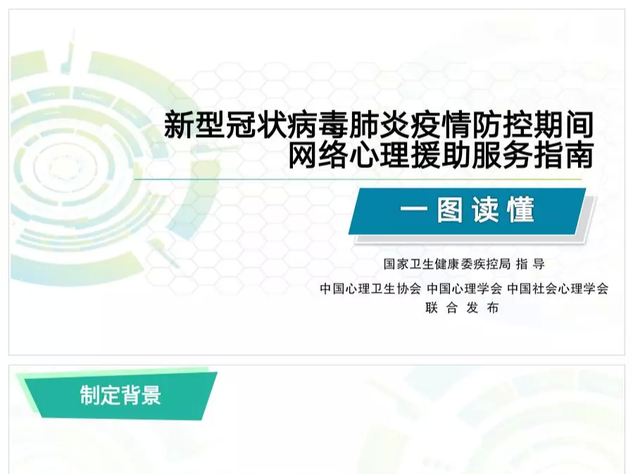 一图读懂：新型冠状病毒肺炎疫情防控期间网络心理援助服务指南【新型冠状病毒科普知识】（141）