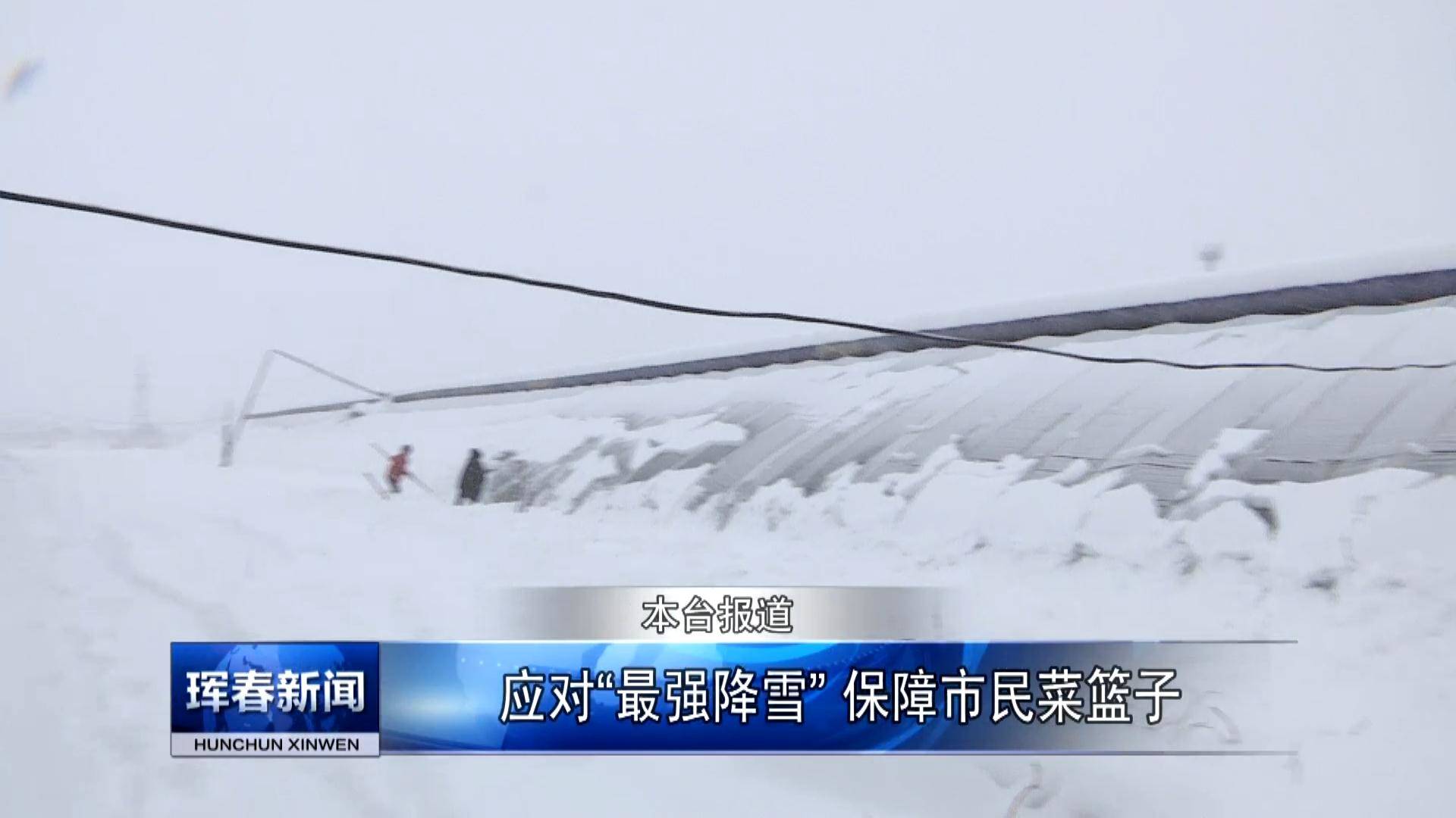 珲春：应对“最强降雪” 保障市民菜篮子