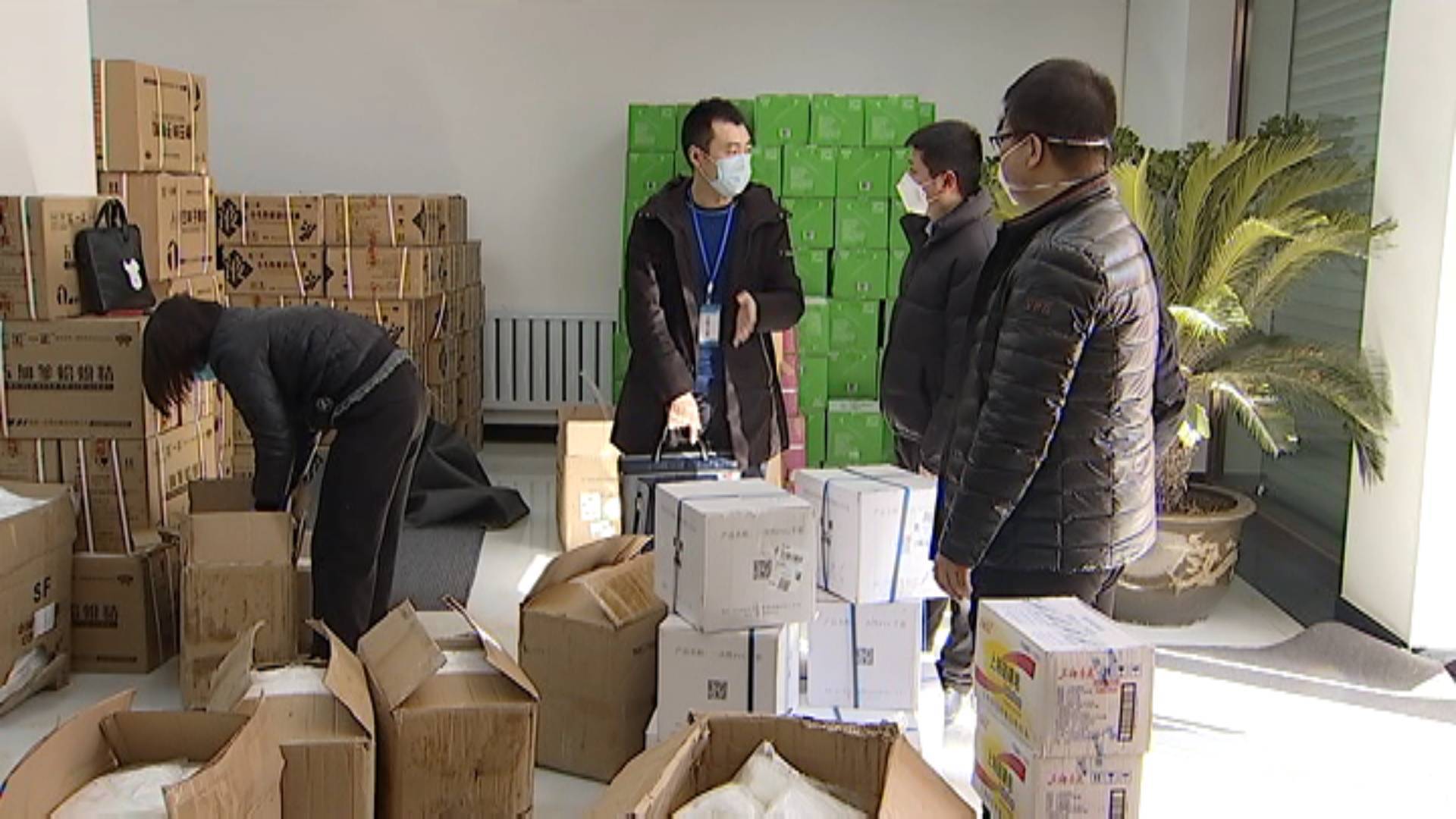 双辽牧原农牧有限公司向我市捐赠第二批疫情防控物资