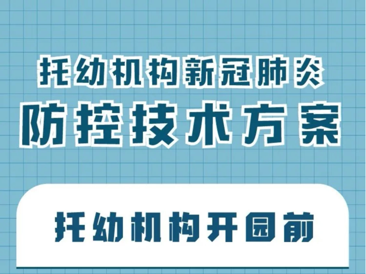 敲黑板！一图读懂托幼机构新冠肺炎防控技术方案【新型冠状病毒科普知识】（244）