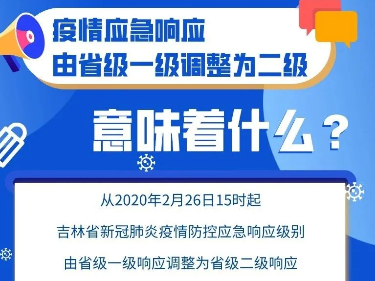 【解读】疫情应急响应由省级一级调整为二级，意味着什么？