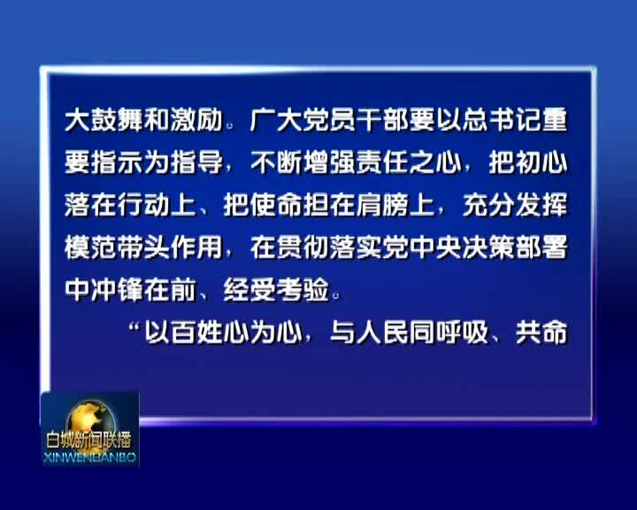 学习习近平总书记讲话精神【央视评论员文章】在大战中践行初心使命 在大考中交出合格答卷
