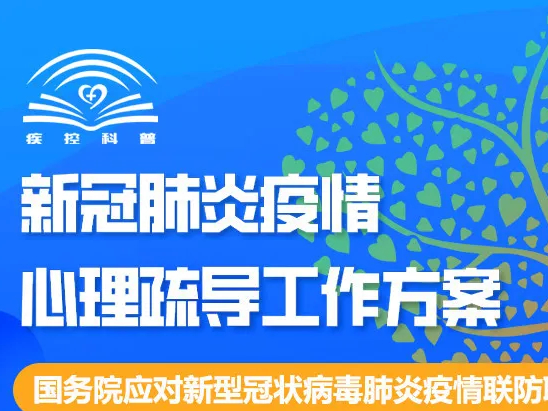 【打赢疫情防控阻击战】一图读懂：新冠肺炎疫情心理疏导工作方案