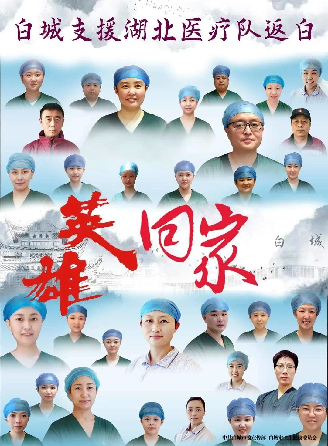 【英雄回家】征集！白城支援湖北医疗队即将回家，你想对他们说些什么？