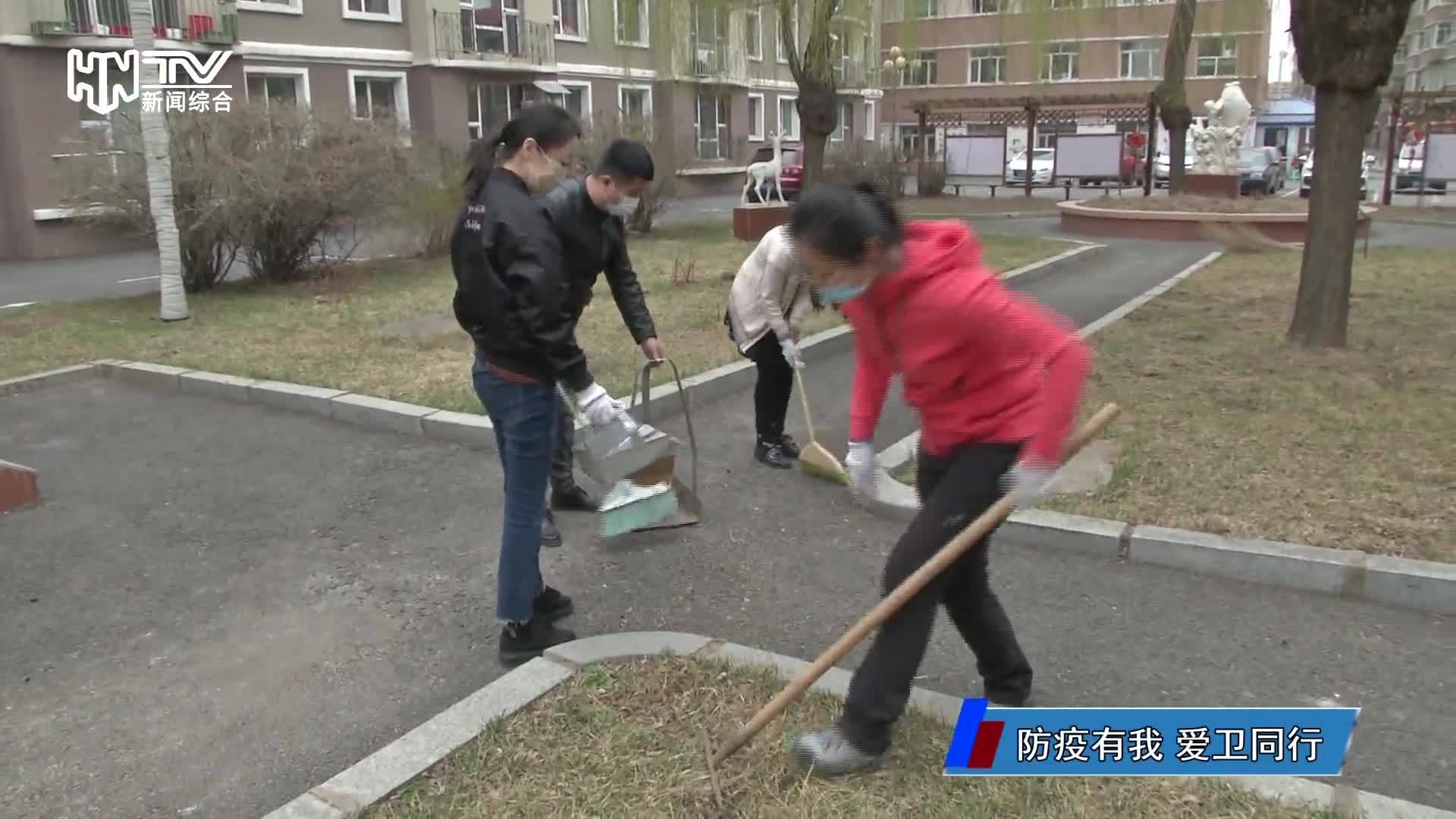 县爱卫办对各弃管小区整治工作完成情况进行检查