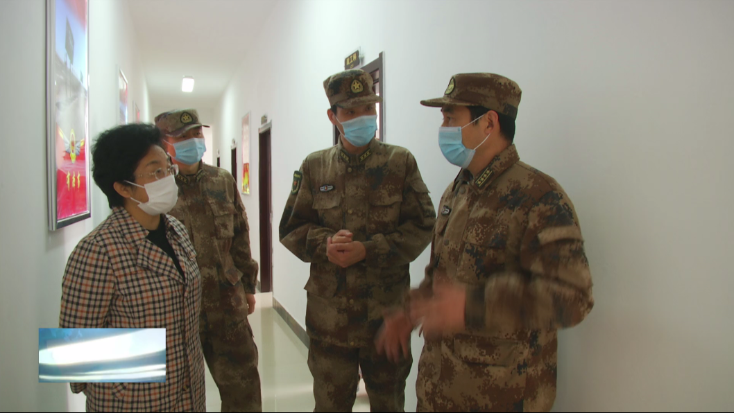 白城市军分区司令员来镇赉县调研人武部工作开展情况