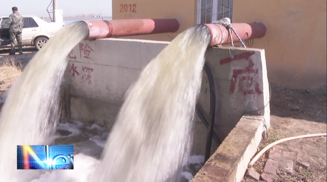 镇赉：白沙滩泵站提水确保泡田供水需求