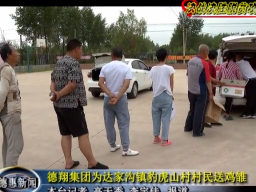 德翔集团：送鸡雏下乡，助力村民增收致富