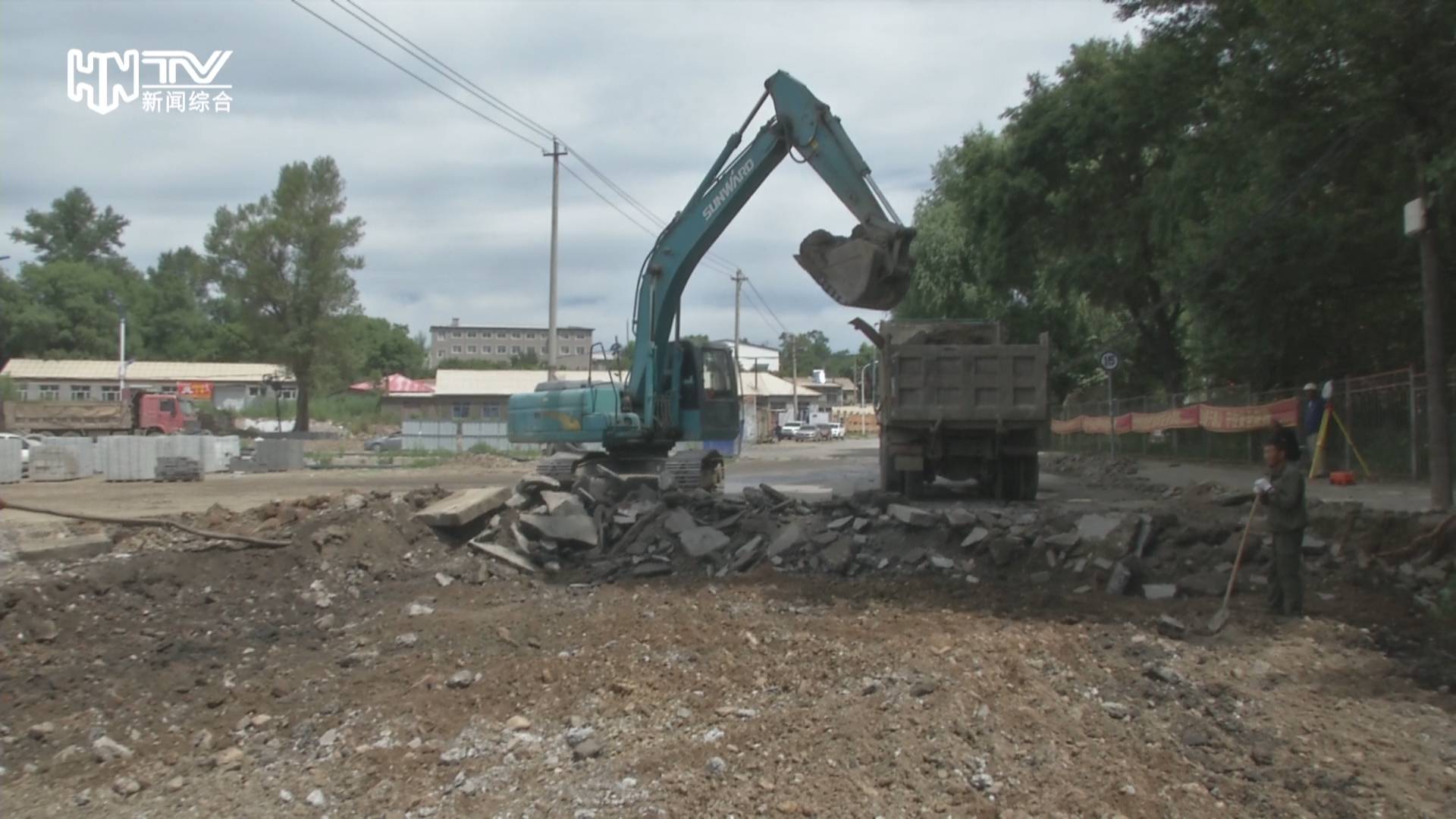 一中道口公铁立交桥下道路及管网综合改造项目进展顺利