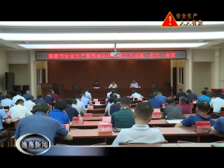 市安全生产委员会召开  2020年第二次全体（扩大）会议