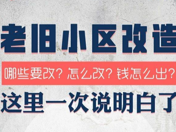 关乎700万户居民利益，老旧小区改造的处方来了!