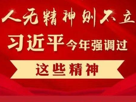 人无精神则不立 习近平今年强调过这些精神