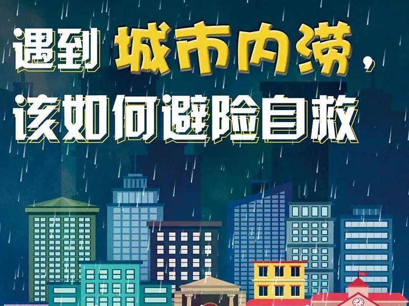 应急科普丨遇到城市内涝 该如何避险自救