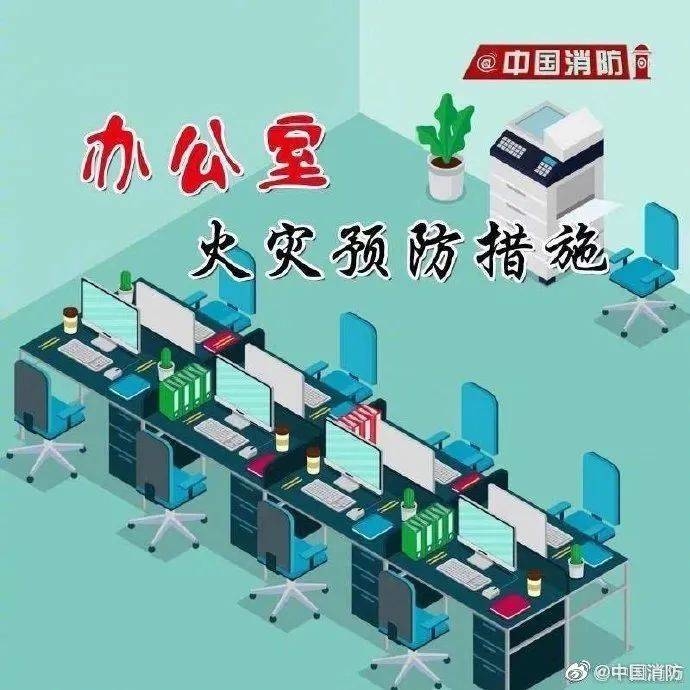 应急科普 | 办公室火灾预防措施