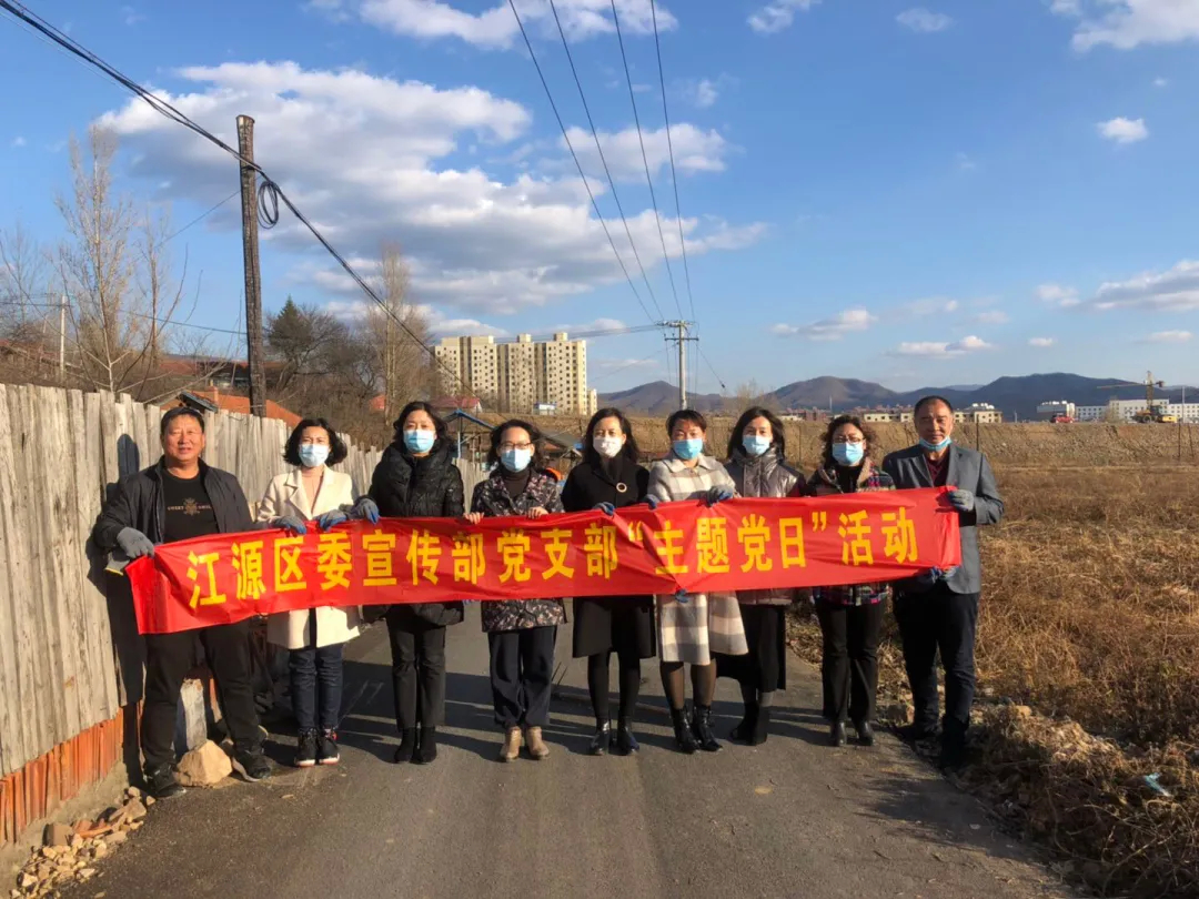 区委宣传部开展“整治环境、美化家园”志愿服务主题党日活动