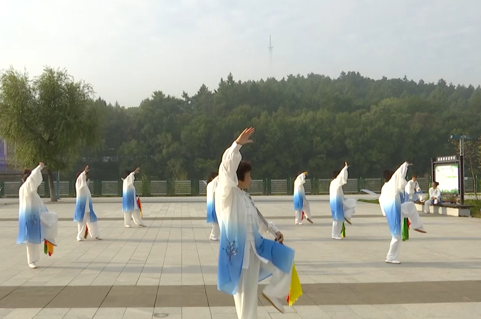 【武术协会滨河广场太极拳分会】杨氏太极刀