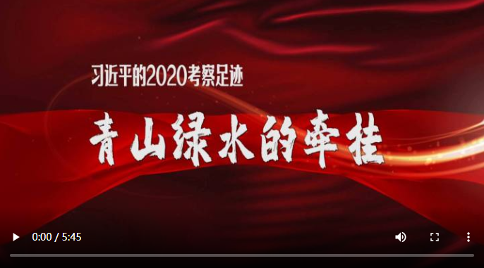 习近平的2020考察足迹｜青山绿水的牵挂