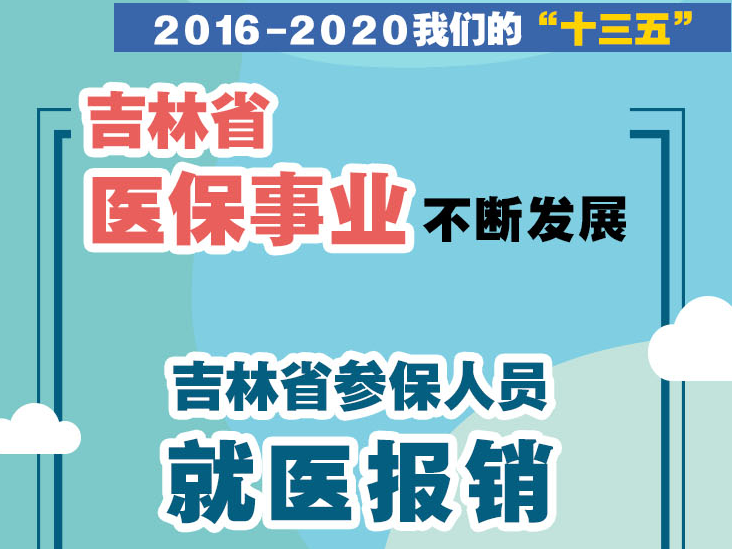 一图看懂！2016-2020我们的“十三五”丨医保事业不断发展 吉林省参保人员就医报销实惠又方便！