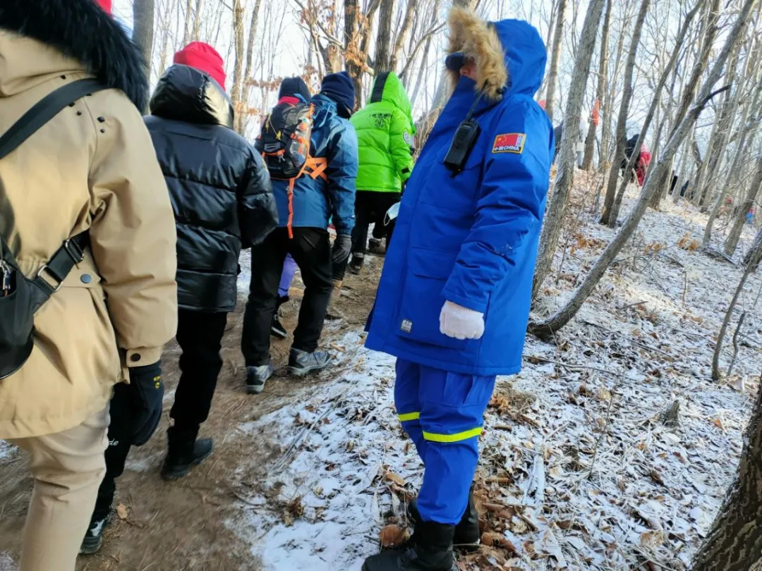 白山市：重走抗联路 志愿雪中情
