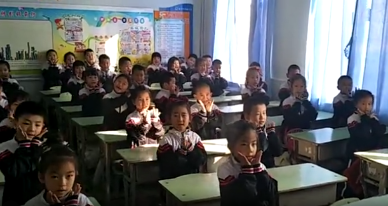 合唱《国旗国旗真美丽》——蛟河市实验小学校一年二班